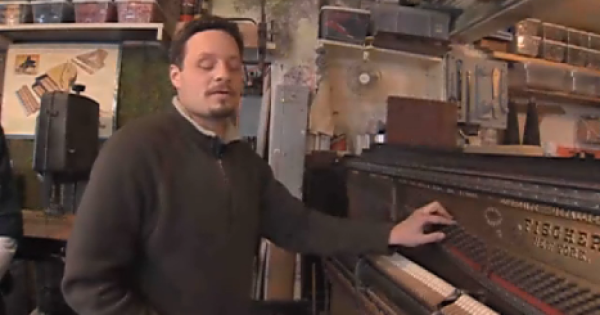 John Furniss May Be Blind, But That Hasn’t Stopped Him From Rebuilding Pianos