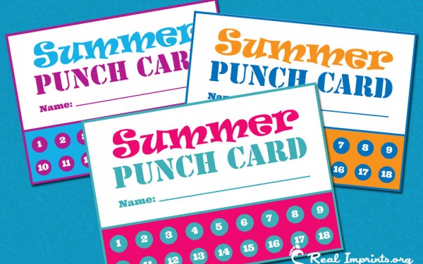 Summer Punch Cards