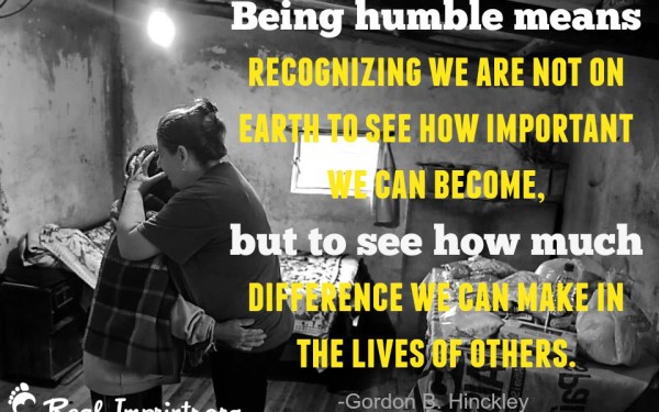 Being Humble Means