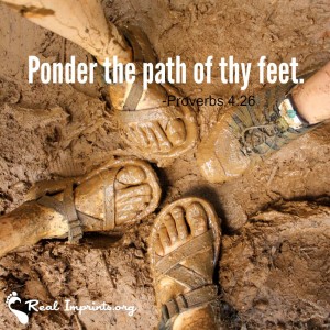 Ponder the path of thy feet