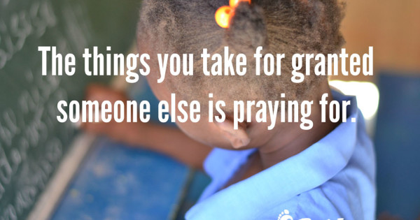 The Things You Take for Granted