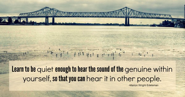 Can You Hear the Genuine Within Yourself?